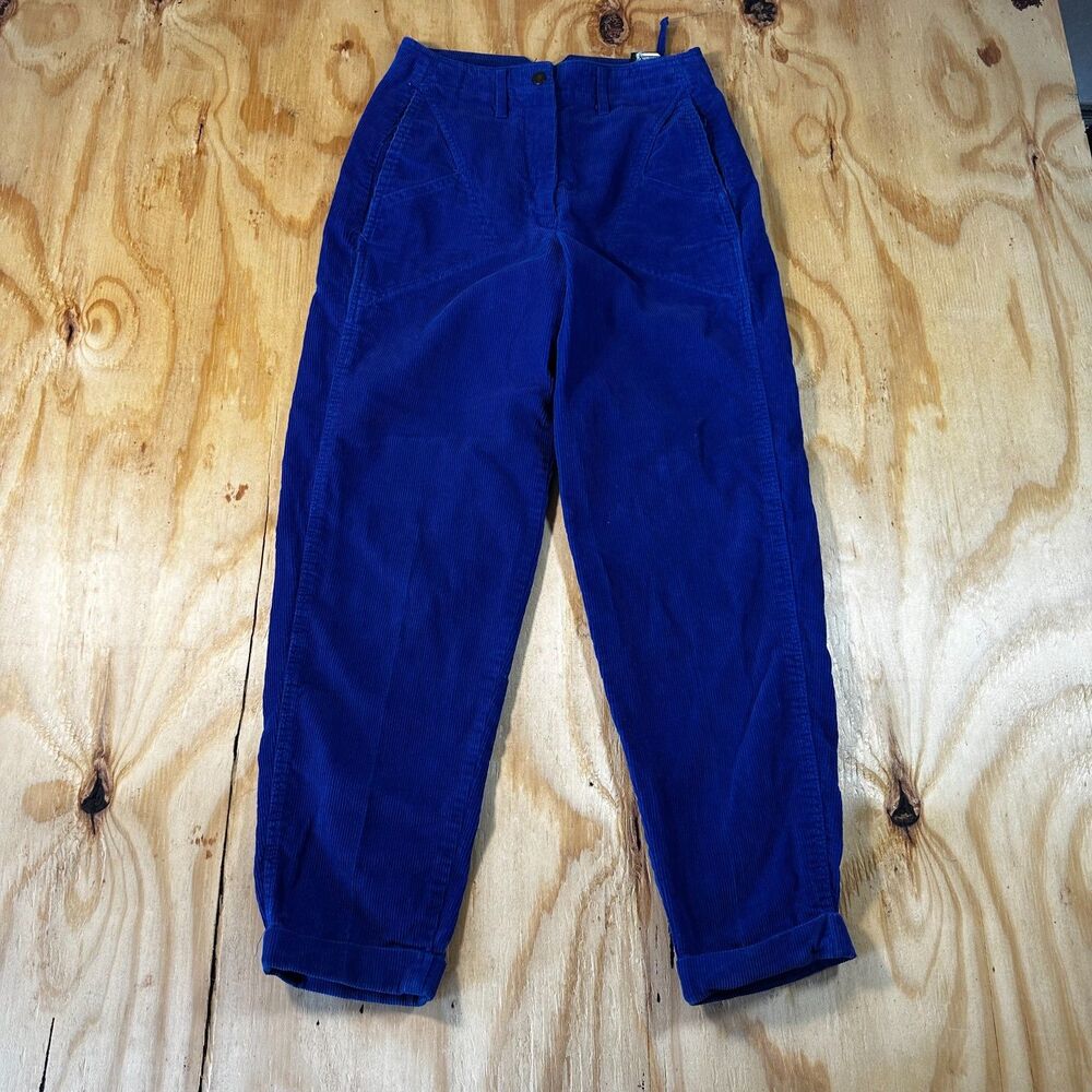 Just Class Royal Blue Corduroy Trousers - Vintage Size 9